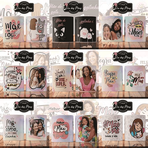 Arquivo Combo Caneca Dia das Mães