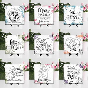 Arquivo Sublimação Azulejos Dia das Mães - VINTAGE