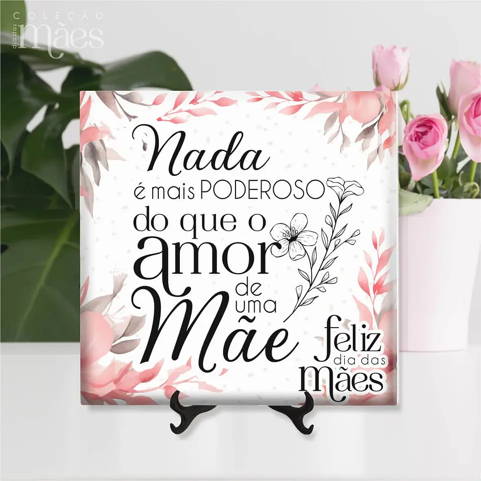 Arquivo Sublimação Azulejos Dia das Mães - VINTAGE 9