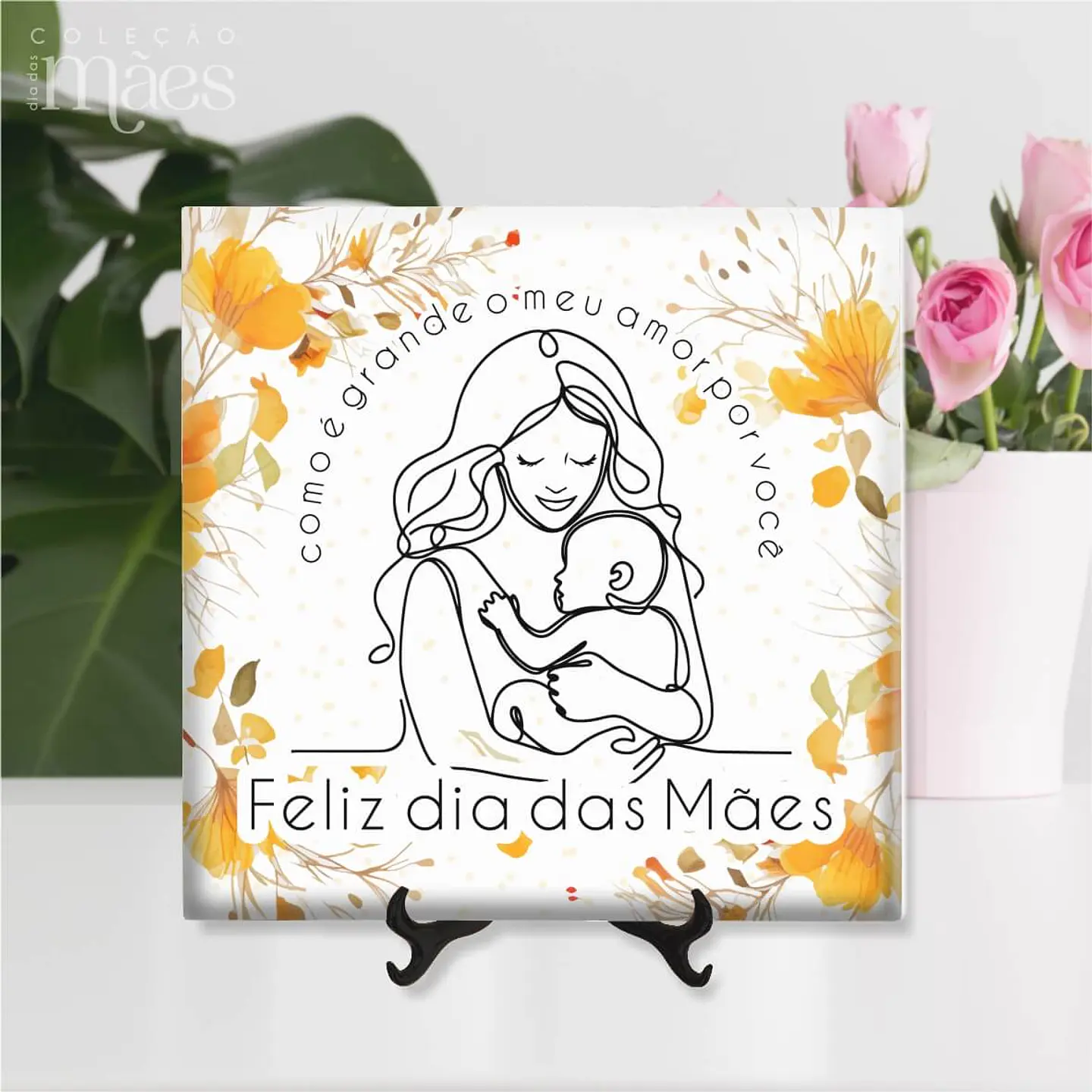 Arquivo Sublimação Azulejos Dia das Mães - VINTAGE 11