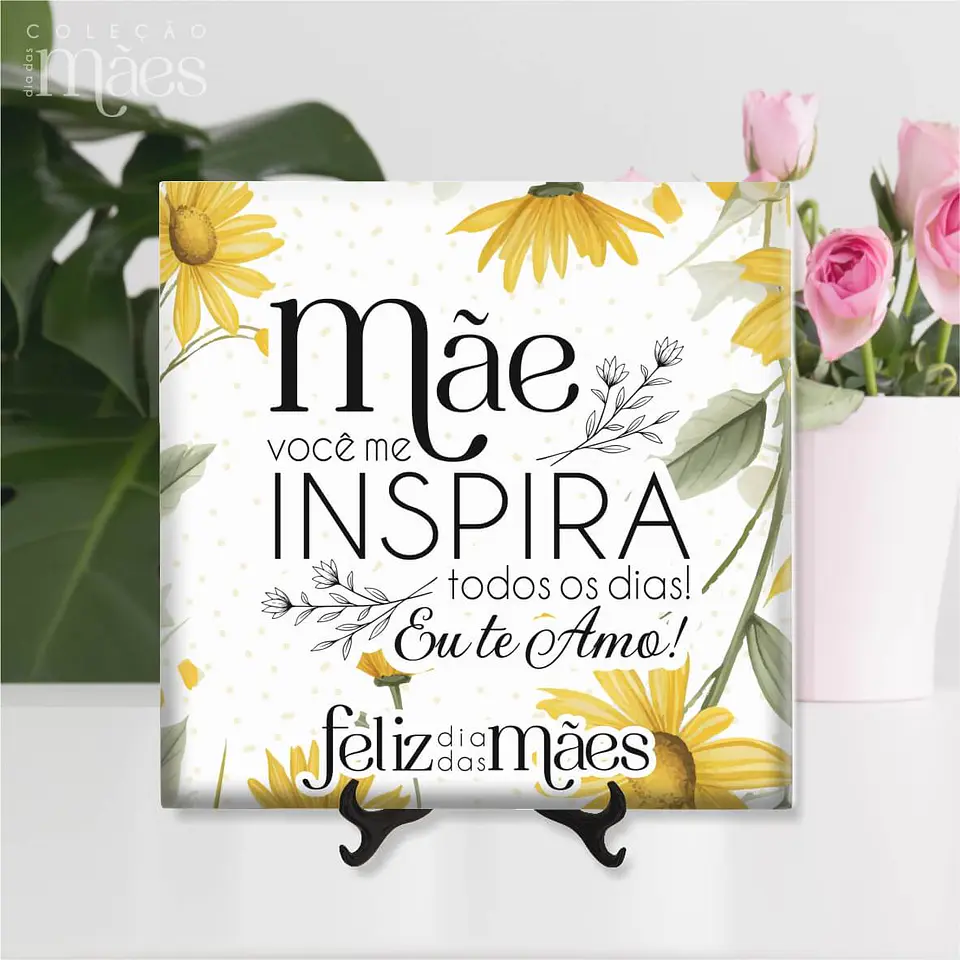 Arquivo Sublimação Azulejos Dia das Mães - VINTAGE 15