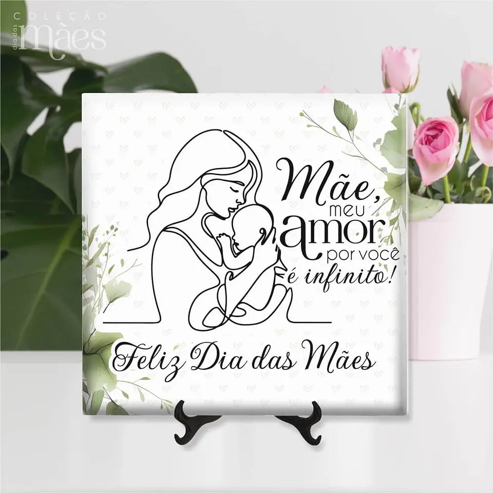 Arquivo Sublimação Azulejos Dia das Mães - VINTAGE 17