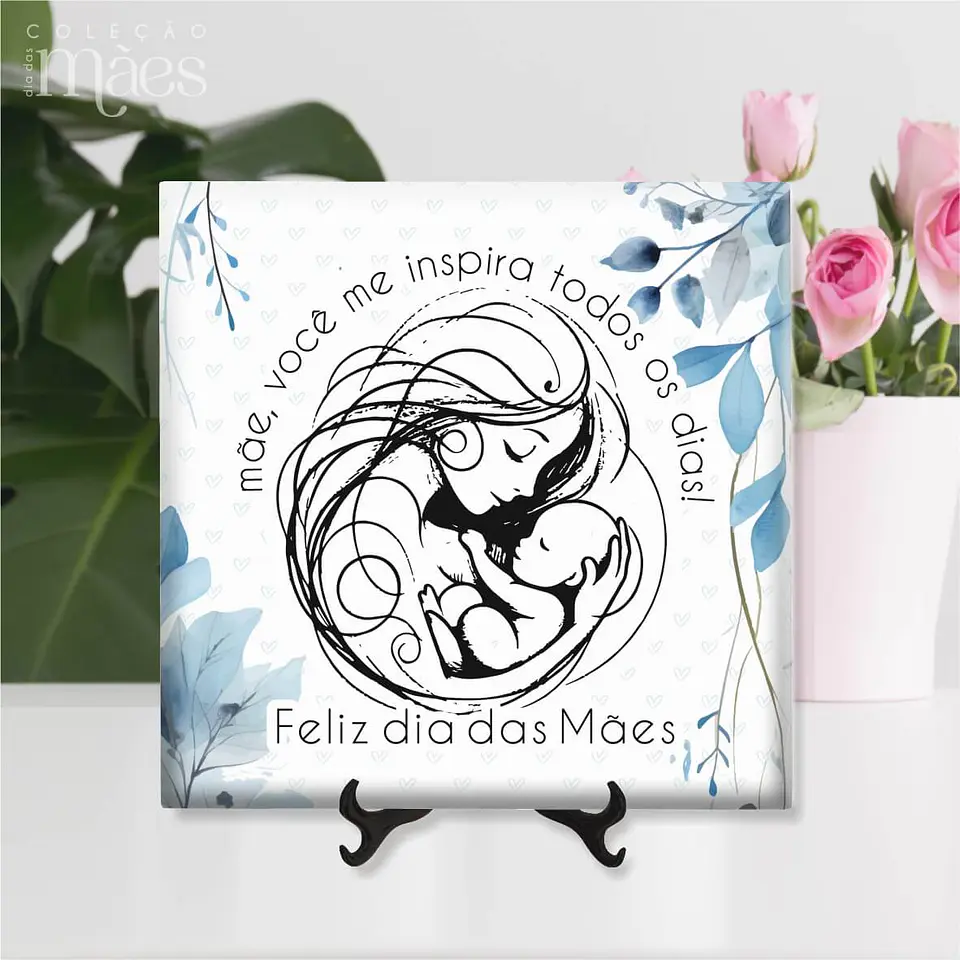 Arquivo Sublimação Azulejos Dia das Mães - VINTAGE 21