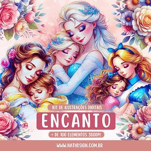 Kit Digital Dia das mães Encanto Personagens