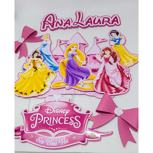 Arquivo de Corte Topo Princesas Disney