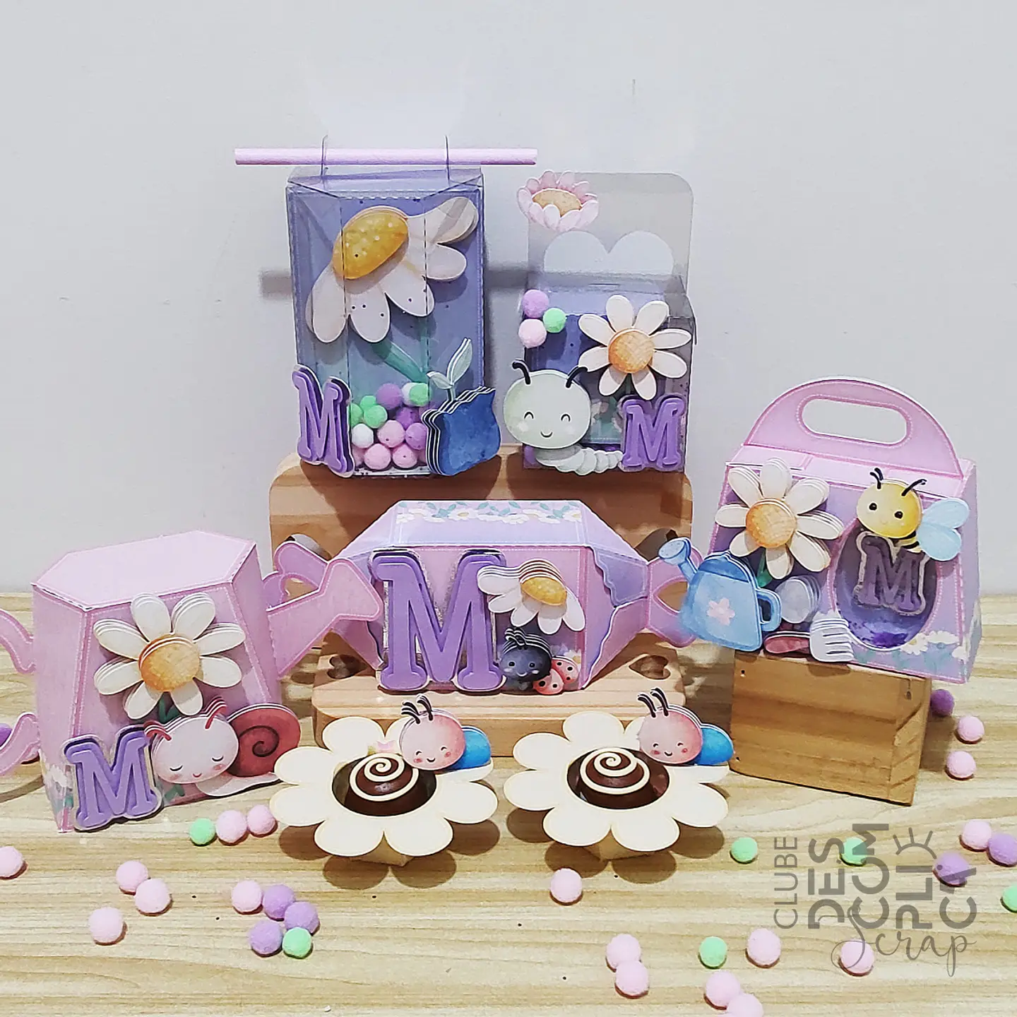 Arquivo de Corte Margaridas Lilás 1