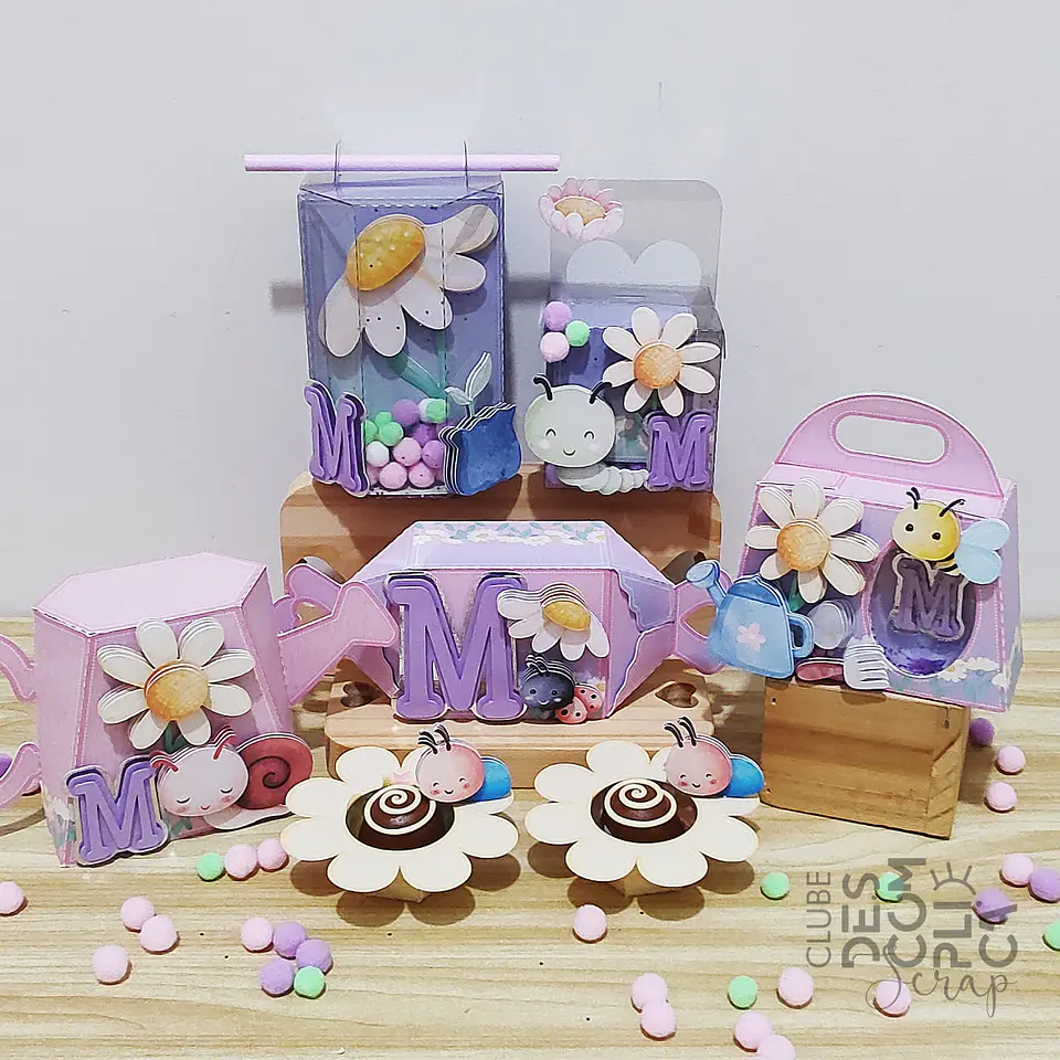 Arquivo de Corte Margaridas Lilás 1