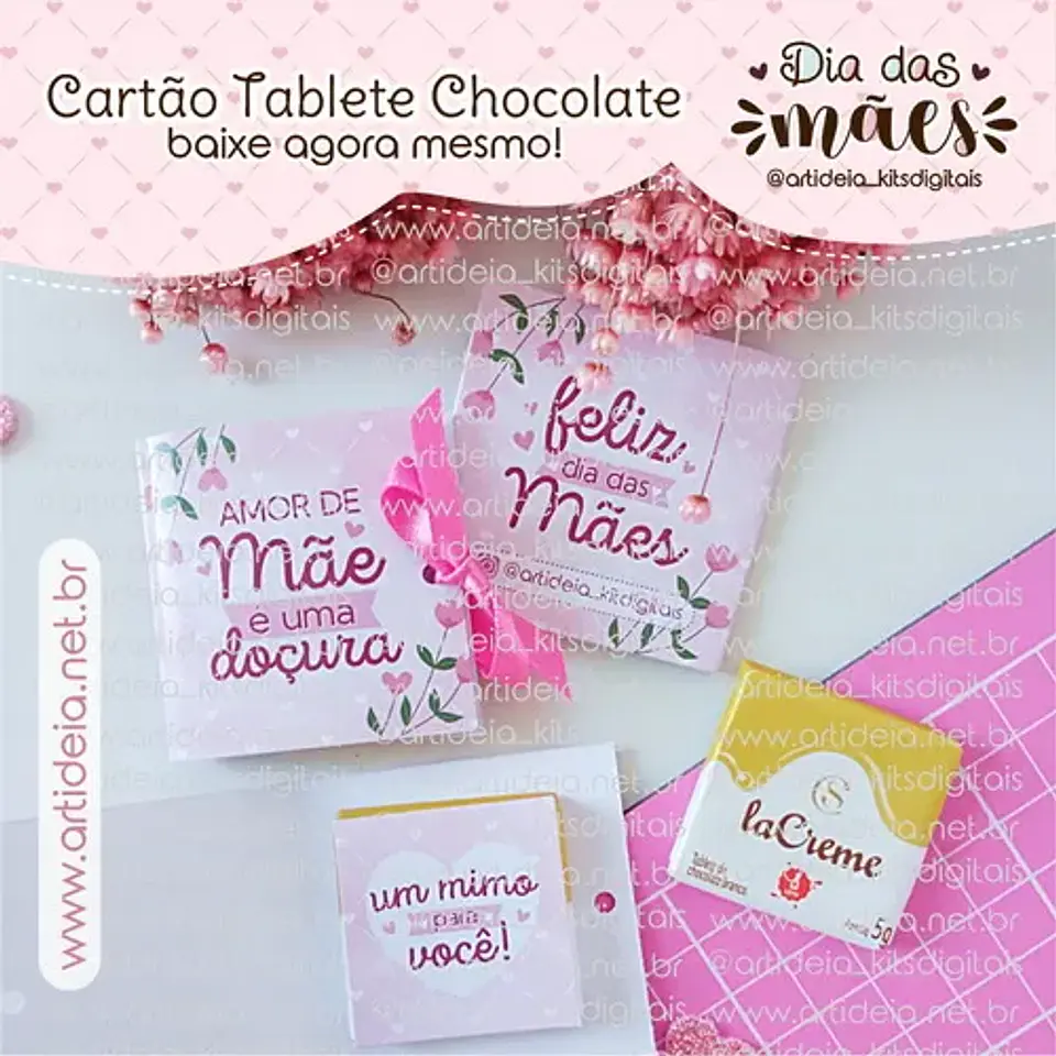 Arquivo Card La Creme Dia das Mães - Art Ideia 1