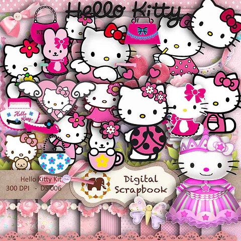 Kit Digital Hello Kitty