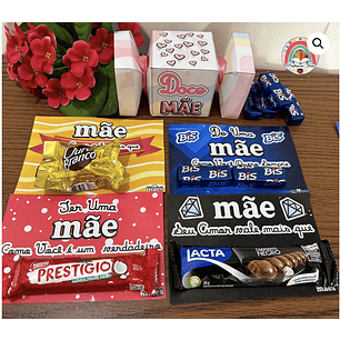 Arquivo Dia das Mães Kit Lembrancinhas Doces - SOMENTE PDF