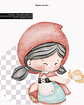 Kit Digital Chapeuzinho Vermelho Aquarela - GABS - Thumbnail 6