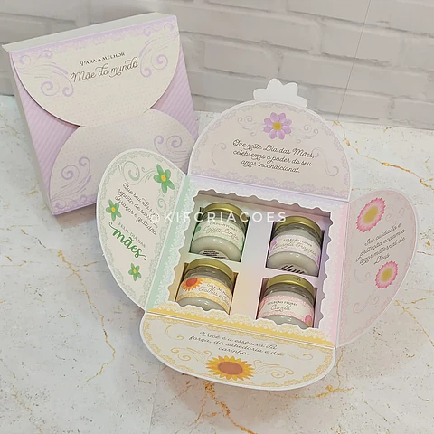 Arquivo Caixa 4 velas Dia das Mães Cores e Flora - KIF CRIAÇÕES