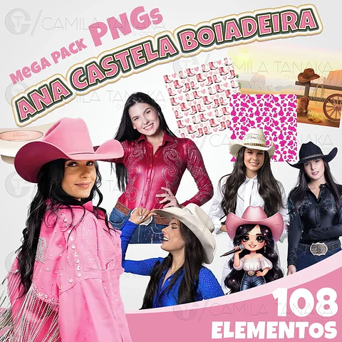 Kit Digital Ana Castela Boiadeira - Camila Tanaka