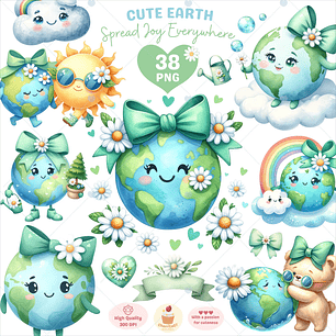 Kit Digital Meio Ambiente Aquarela