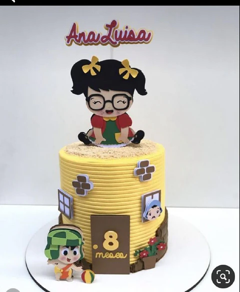 Arquivo Topo de Bolo Chiquinha Turma do Chaves - EM CAMADAS