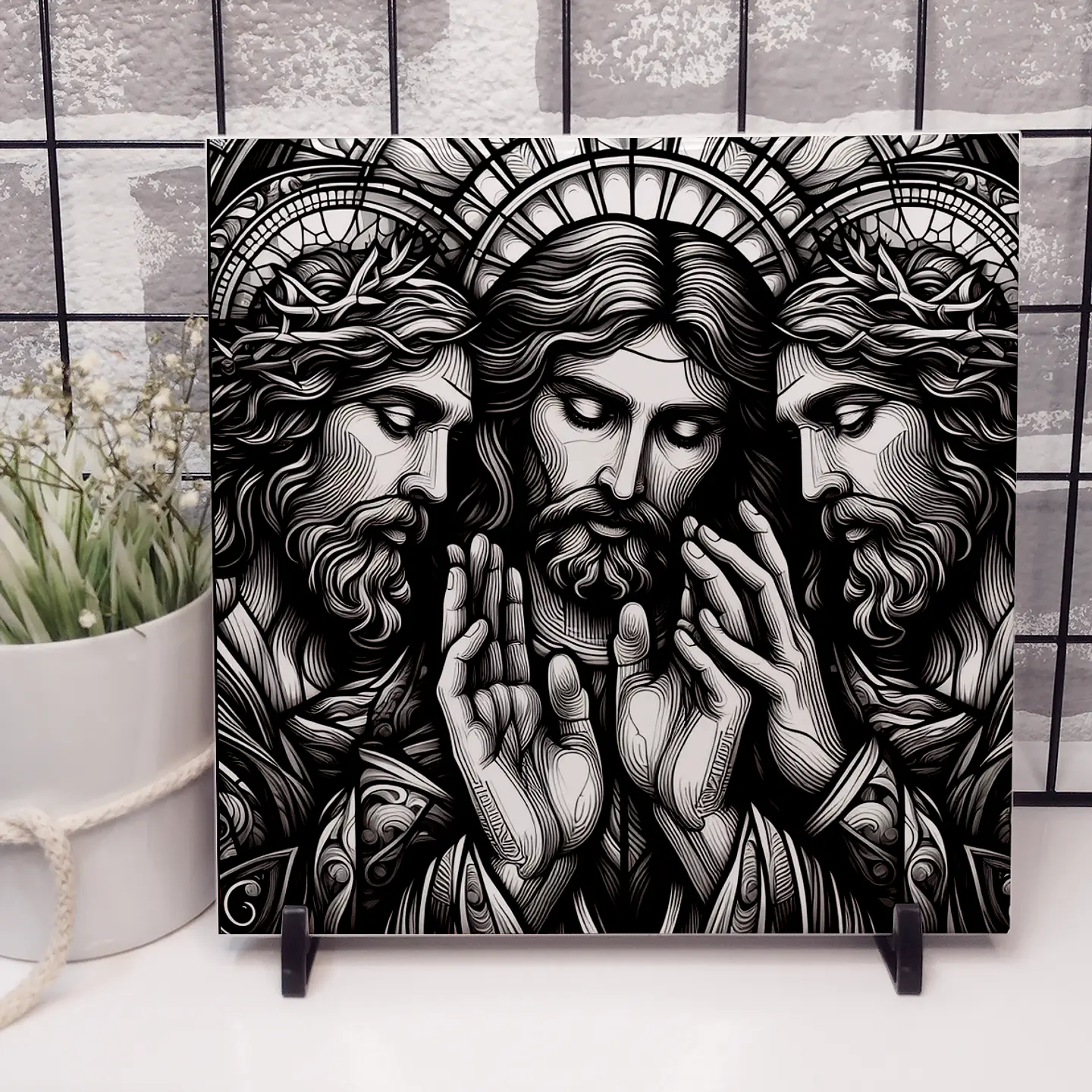 Arquivo Sublimação 27 Azulejos Religiosos - Abacaxi Sublimático 23