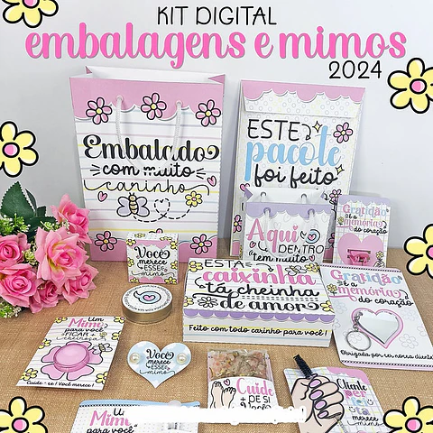 Arquivo Kit Embalagens e Mimos - Desenhitos da Jana