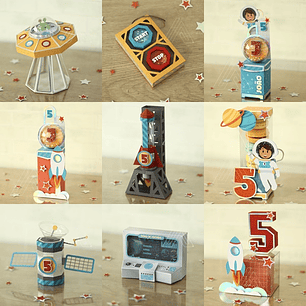 Arquivo de Corte Kit Astronauta - NILMARA