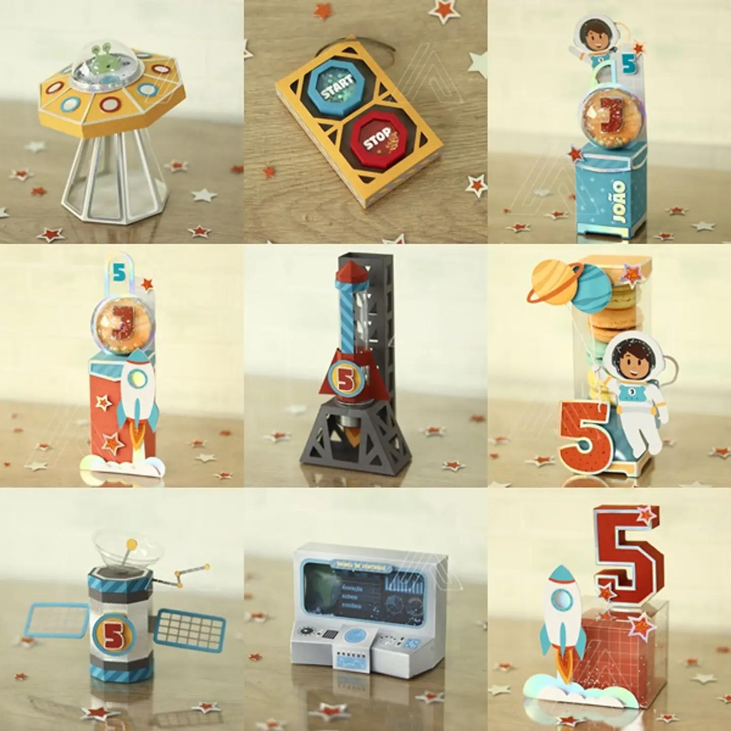 Arquivo de Corte Kit Astronauta - NILMARA 1