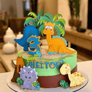 Arquivo Topo de Bolo Dinossauro - EM CAMADAS