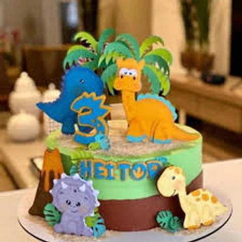 Arquivo Topo de Bolo Dinossauro - EM CAMADAS