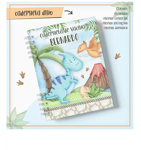 Arquivo Caderneta de Vacina Dino - Lina Criativa