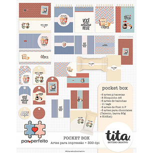 Arquivo de Corte Par Perfeito - Pocket Box - TITA