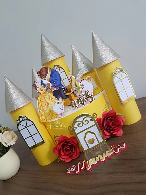 ARQUIVO DE CORTE TOPO CASTELO A BELA E A FERA