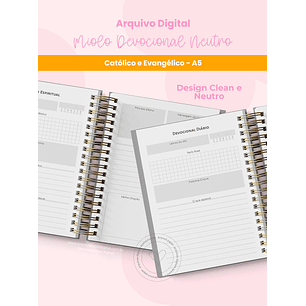 Arquivo Encadernação Miolo Devocional Neutro - BRANCO PAPEL
