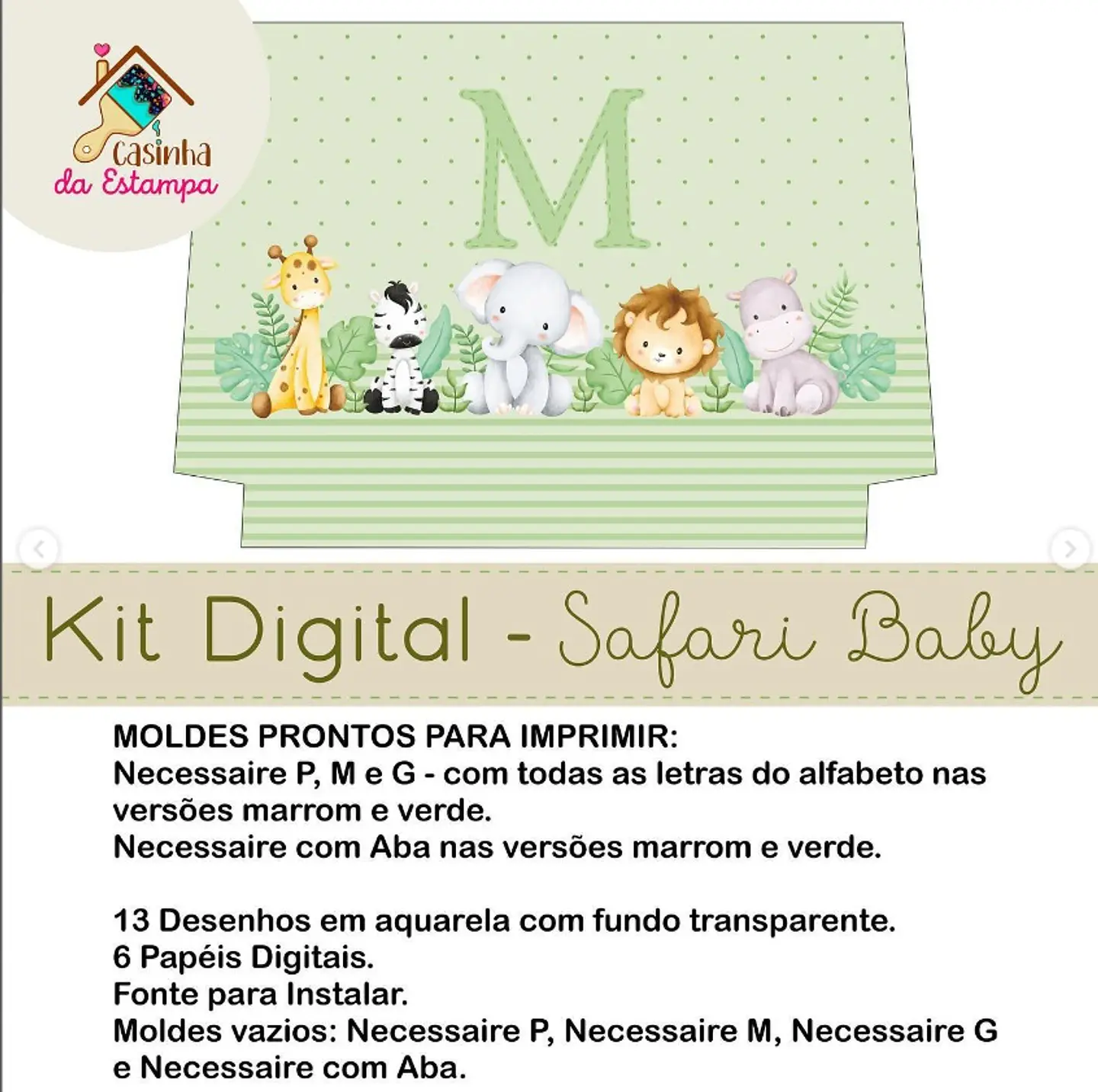 Arquivo Subllimação Bolsas Safari - Casinha da Estampa 1