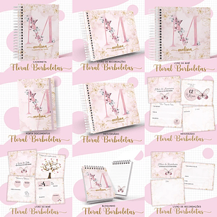 Arquivo Encadernação Baby Alfabeto Borboleta