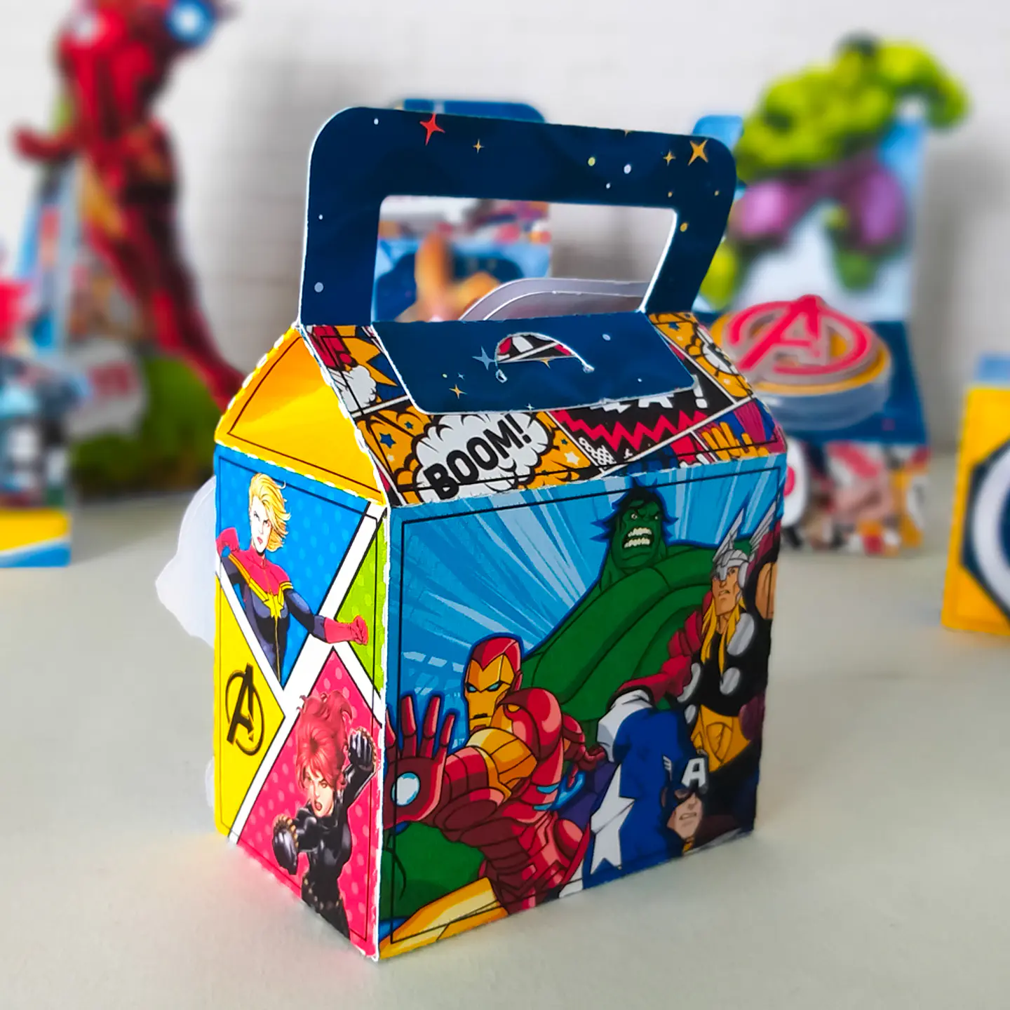 Arquivo de Corte Super Heróis Vingadores 6