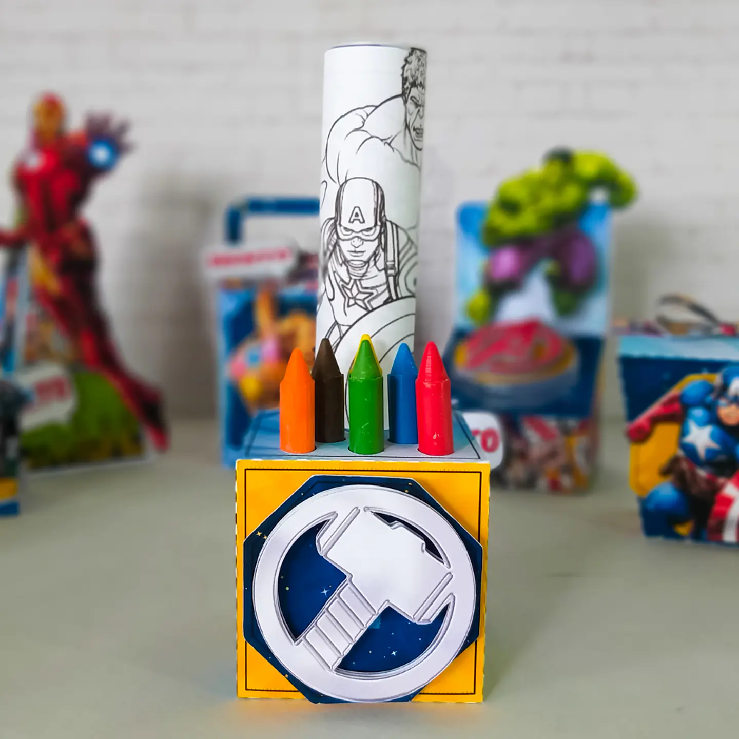 Arquivo de Corte Super Heróis Vingadores 7