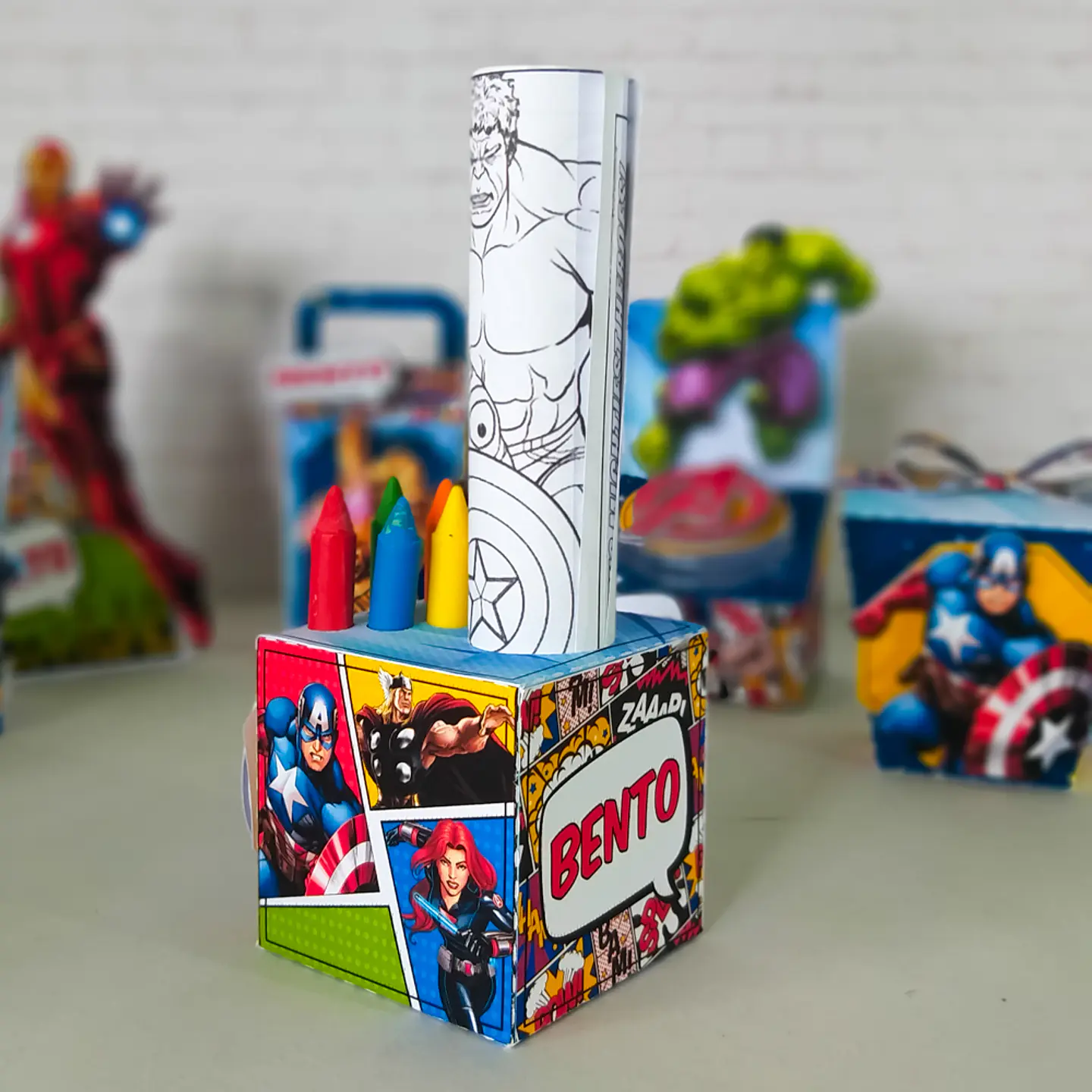 Arquivo de Corte Super Heróis Vingadores 12