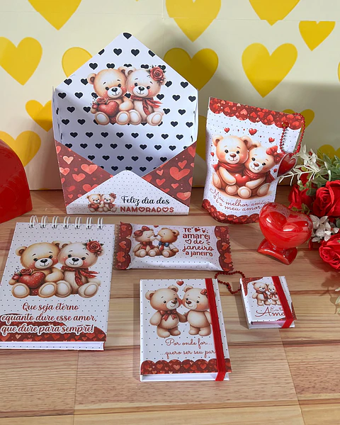 Arquivo Dia dos Namorados Caixa Envelope com Brindes - GB Personalizados