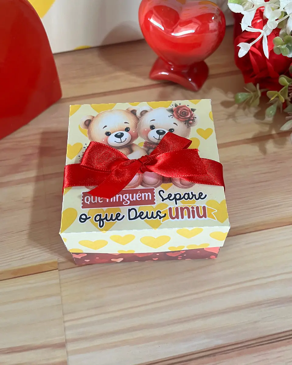 Arquivo Dia dos Namorados Caixa Quadrada 4 doces - GB Personalizados 7