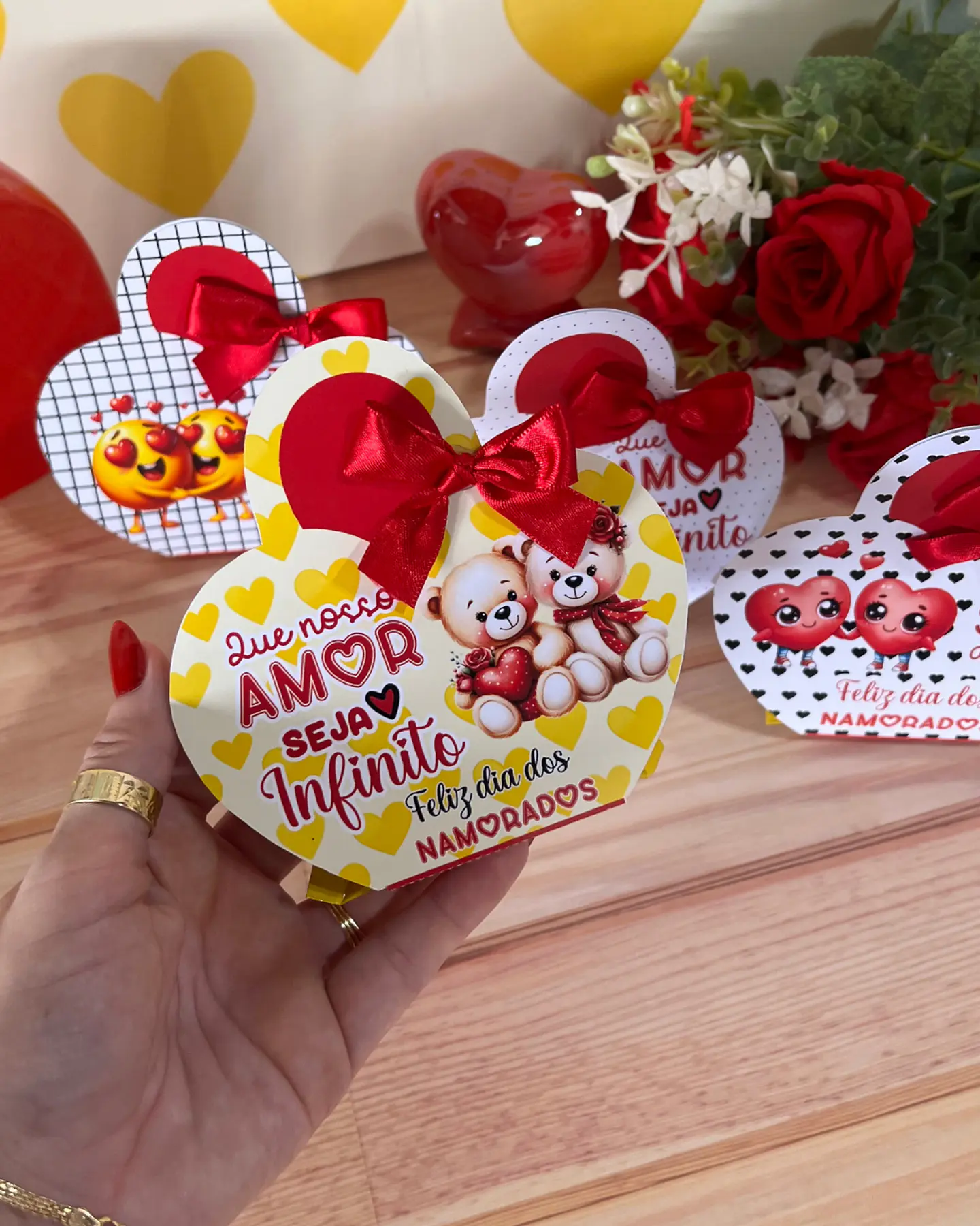 Arquivo Dia dos Namorados Caixa Bolsinha Coração - GB Personalizados 4