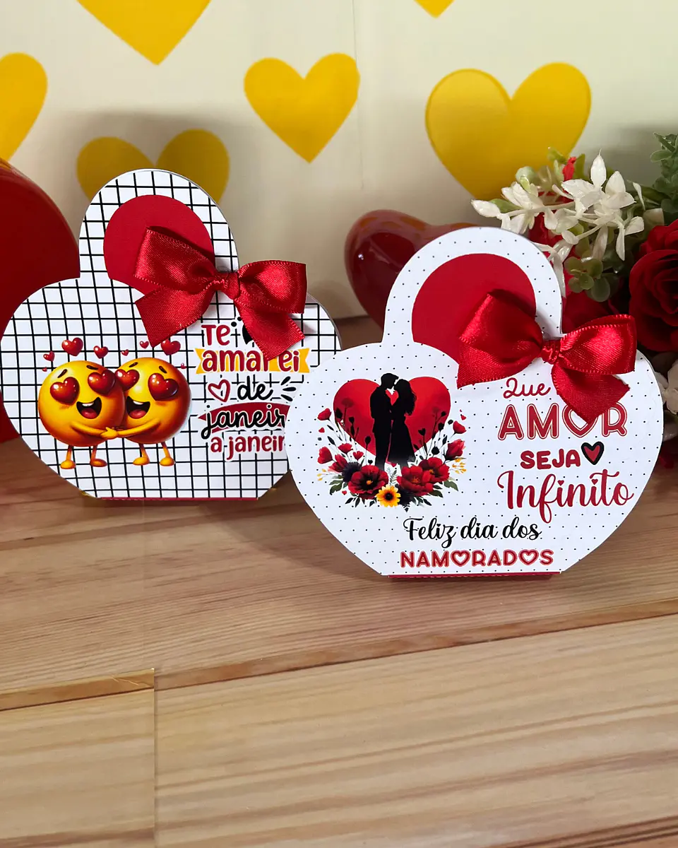 Arquivo Dia dos Namorados Caixa Bolsinha Coração - GB Personalizados 5