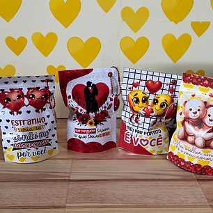 Arquivo Dia dos Namorados Capa para Saquinho ZipLock - GB Personalizados