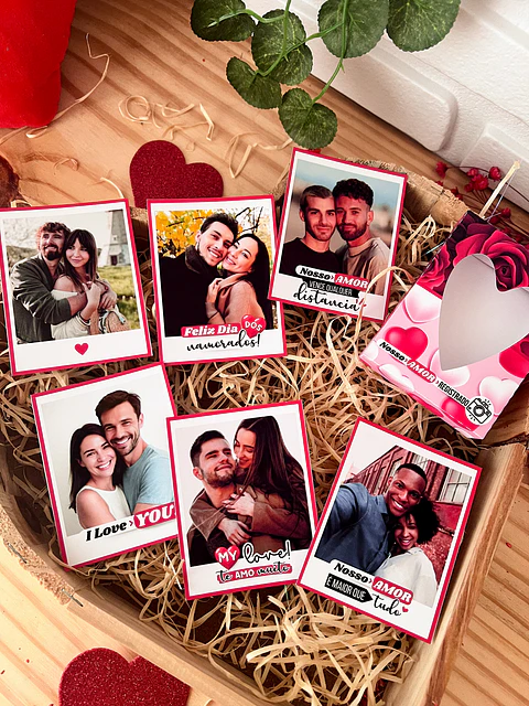 Arquivo Dia dos Namorados Caixa Fotos Polaroid - ILUSTRACIN