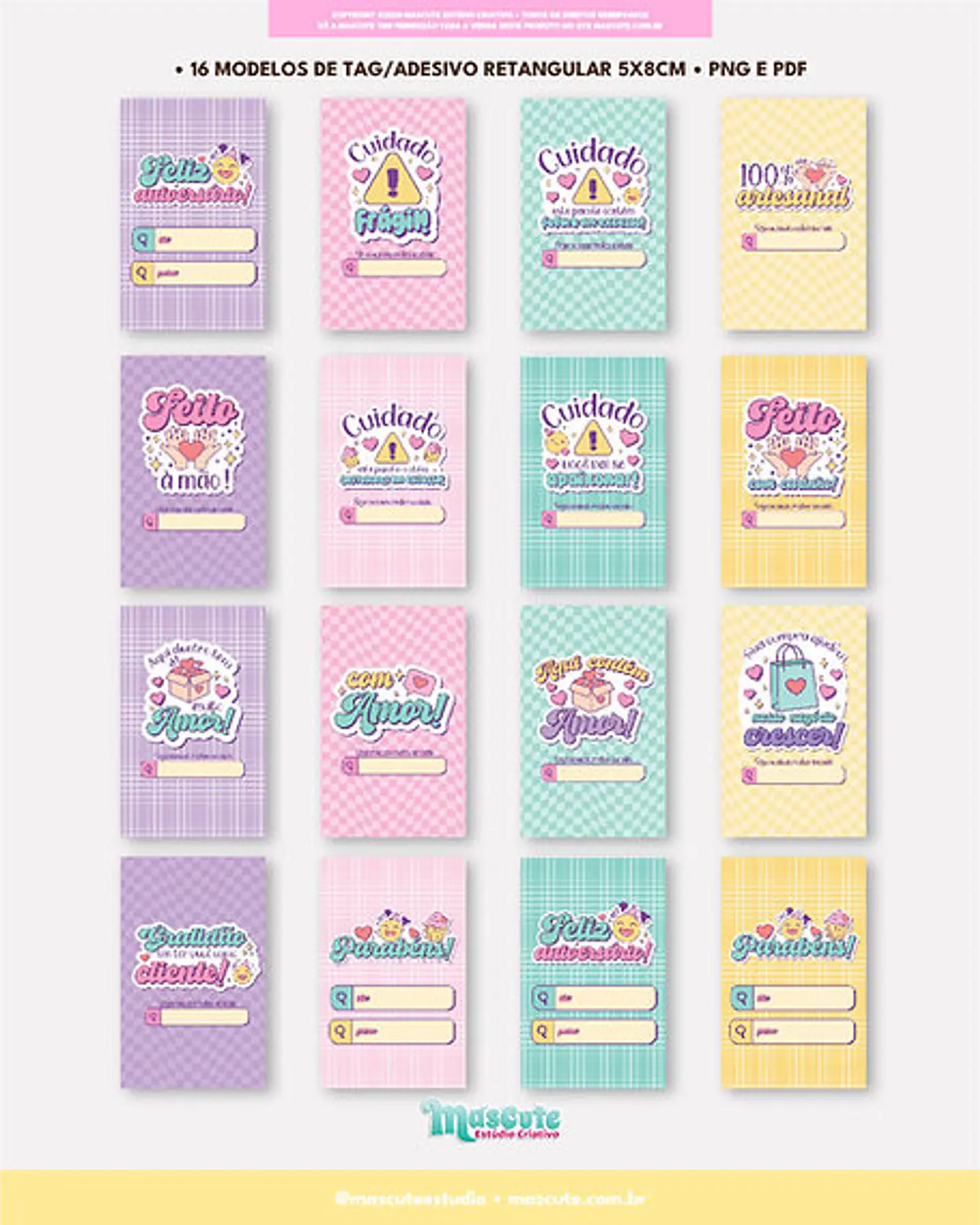 Arquivo Combo 320 arquivos Embagem Retrô - MASCUTE 4