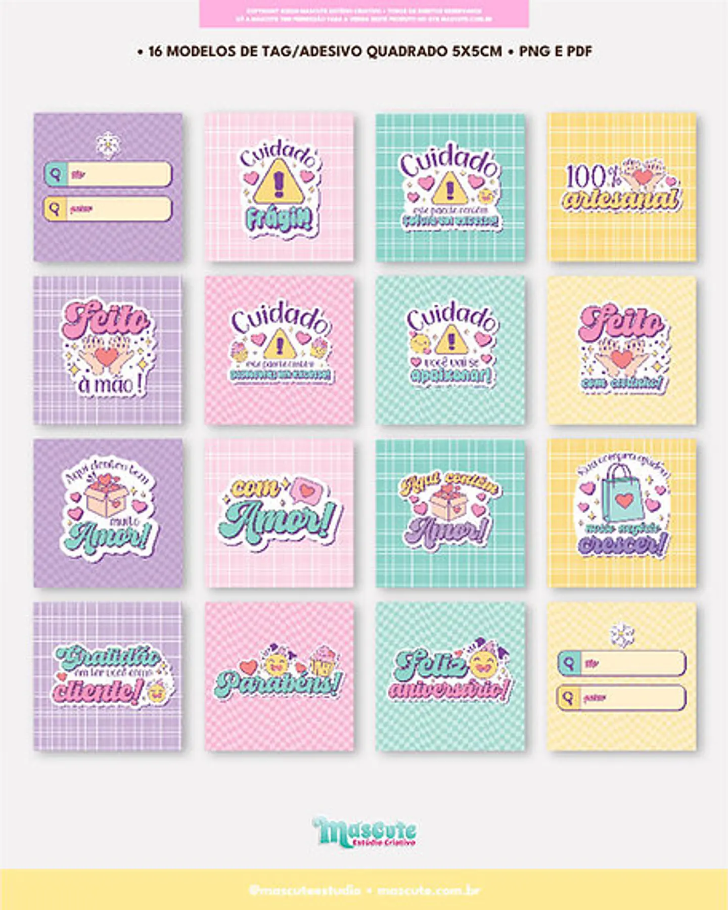 Arquivo Combo 320 arquivos Embagem Retrô - MASCUTE 5