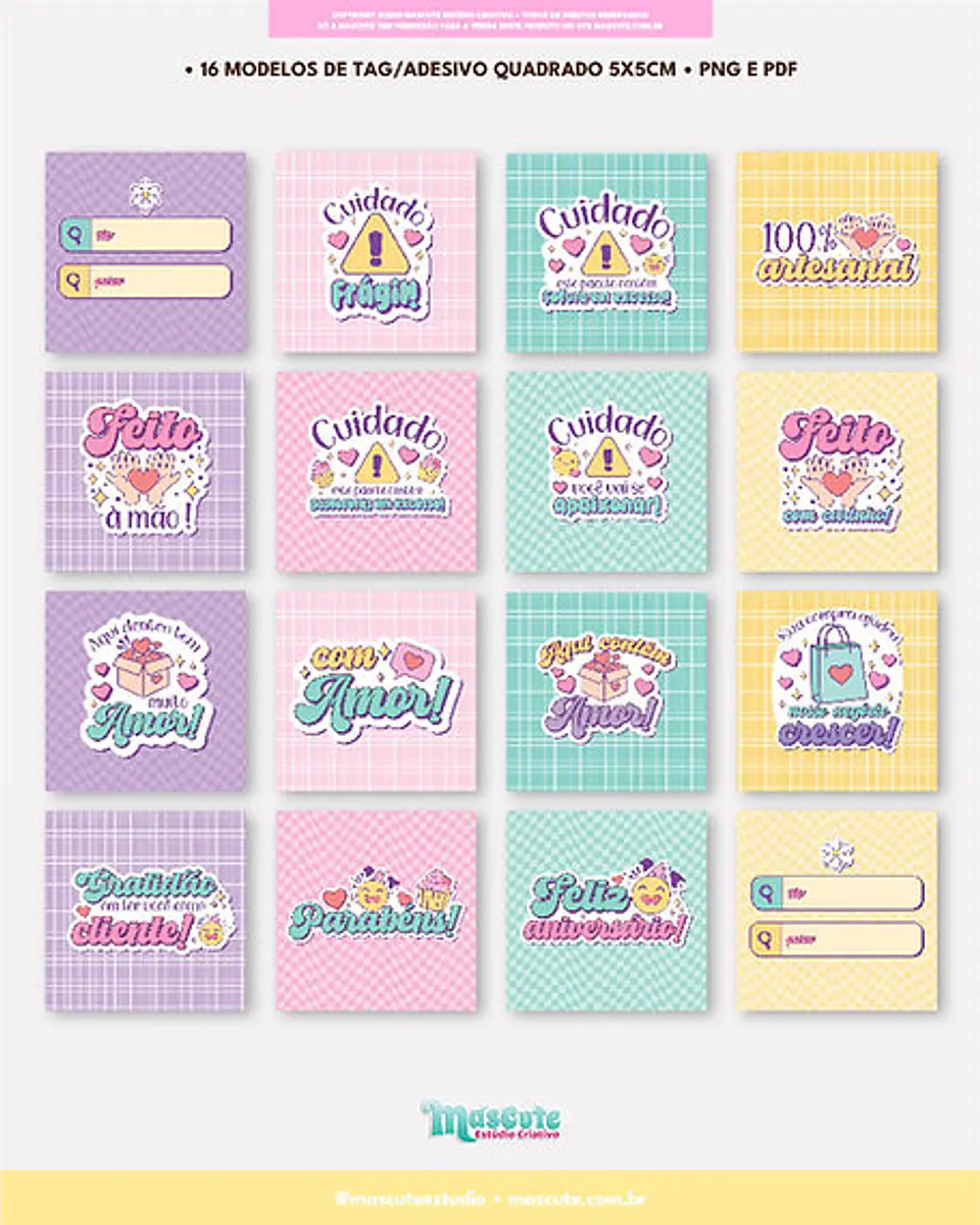 Arquivo Combo 320 arquivos Embagem Retrô - MASCUTE 5