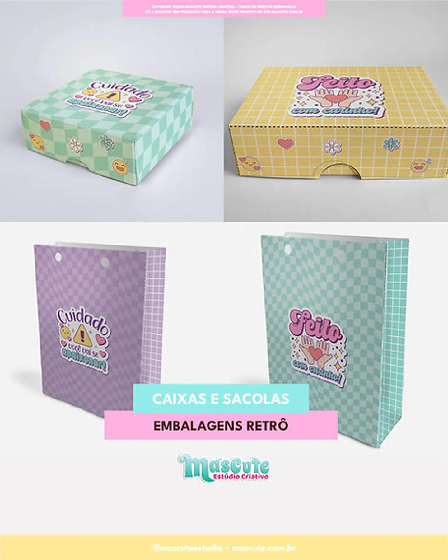 Arquivo Combo 320 arquivos Embagem Retrô - MASCUTE 10