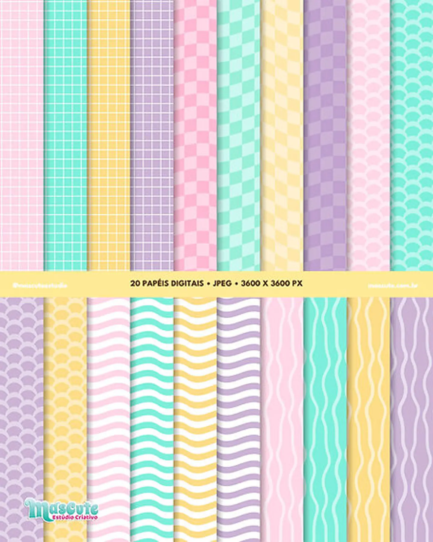 Arquivo Combo 320 arquivos Embagem Retrô - MASCUTE 12