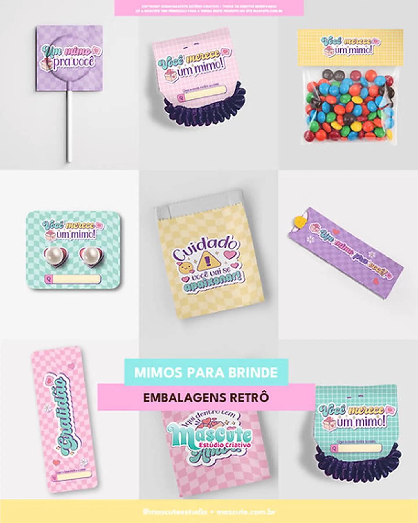 Arquivo Combo 320 arquivos Embagem Retrô - MASCUTE 13