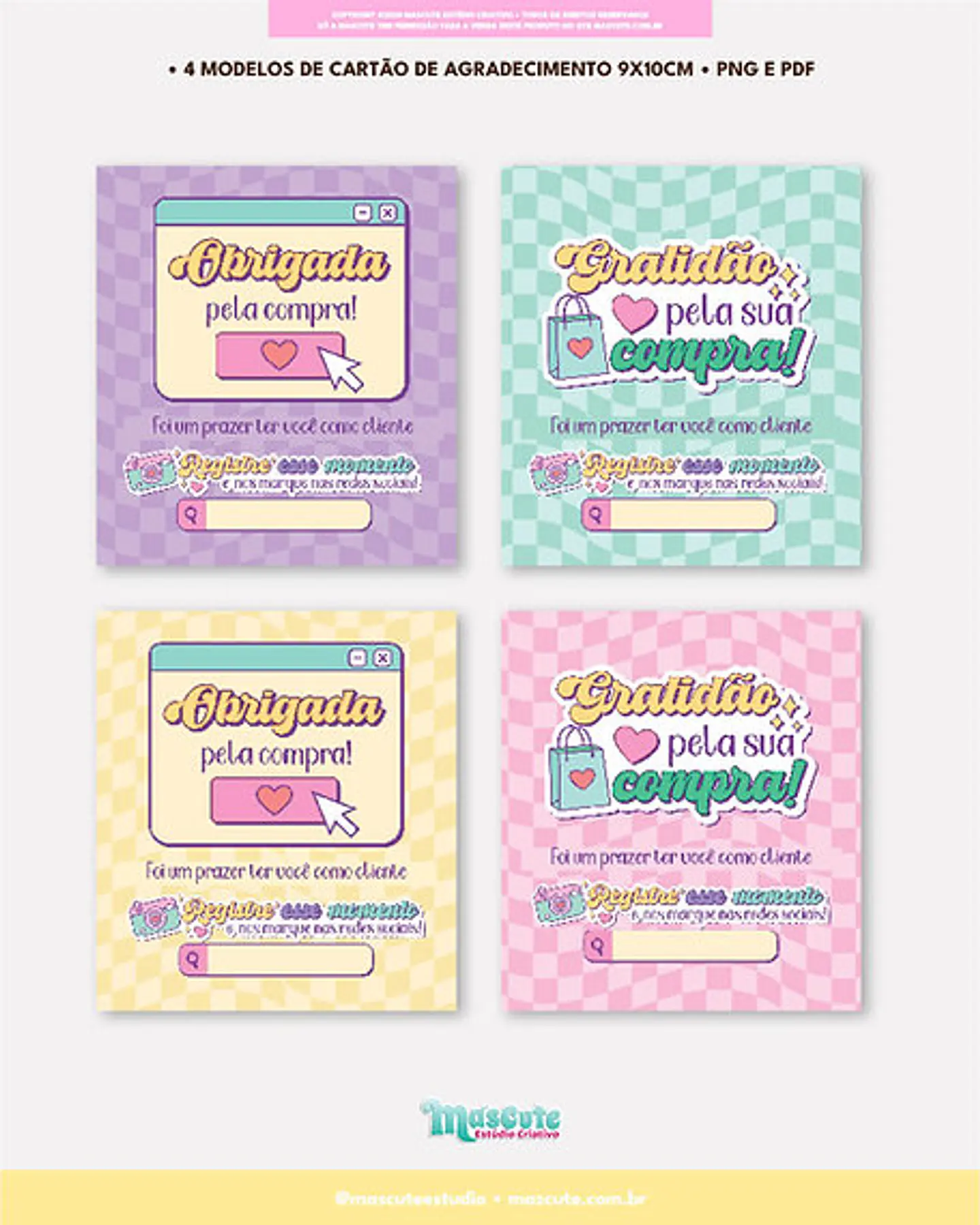 Arquivo Combo 320 arquivos Embagem Retrô - MASCUTE 15