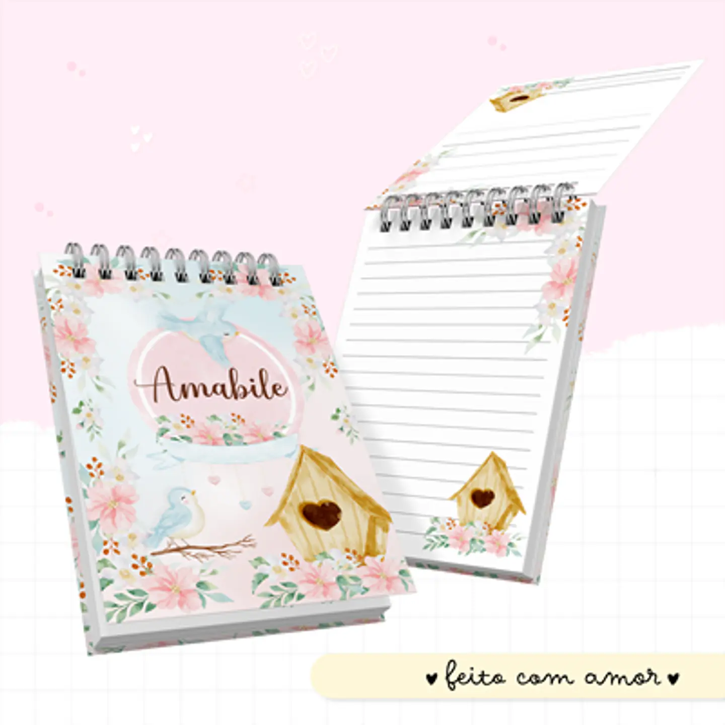Arquivo Encadernação Baby Jardim Encantado Aquarela 16