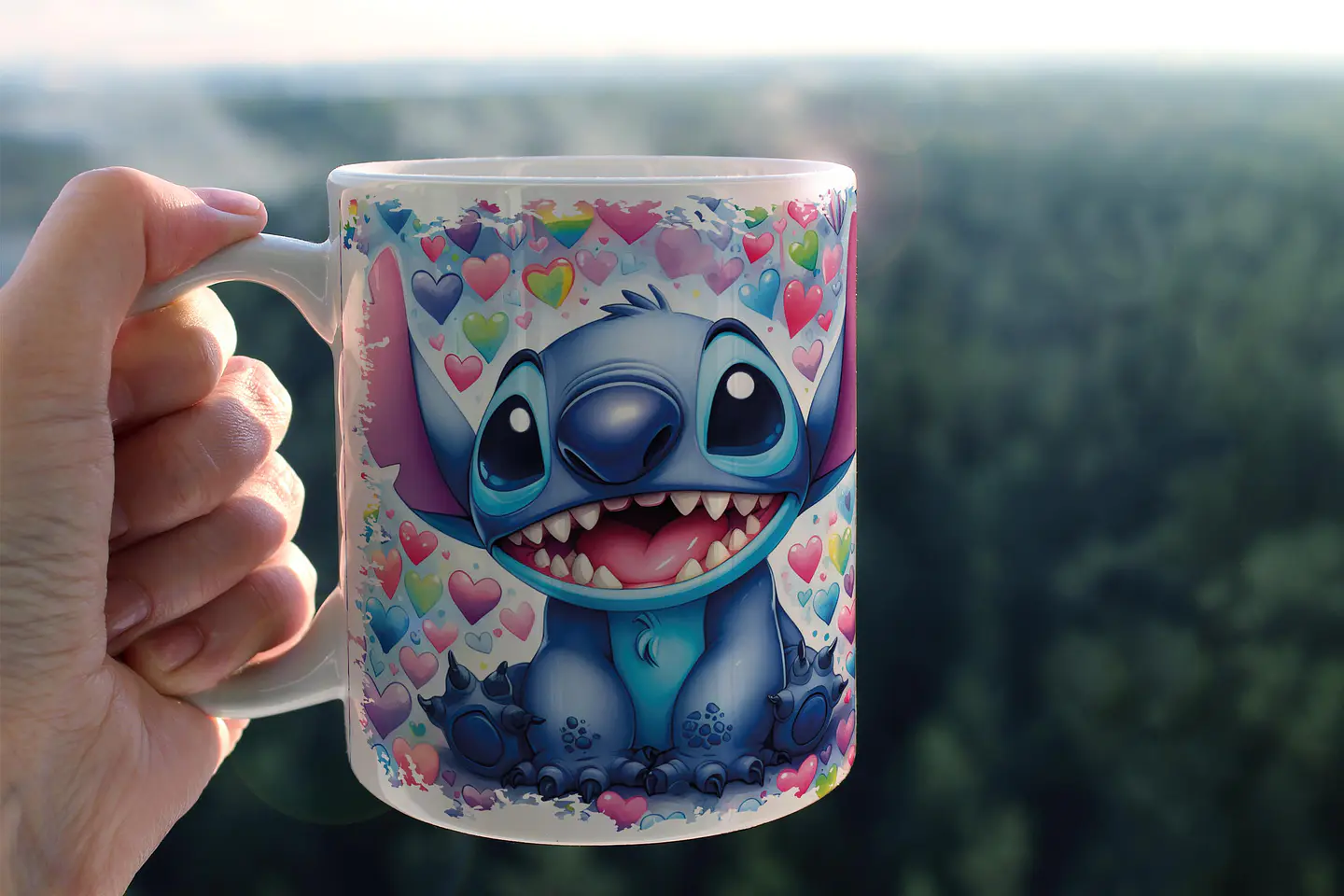 Arquivo Combo 40 Artes Canecas Stitch 4