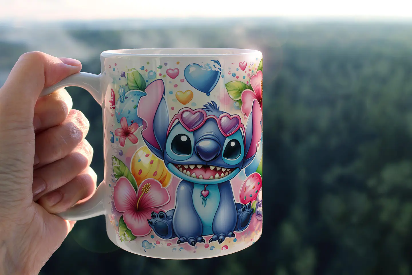 Arquivo Combo 40 Artes Canecas Stitch 8